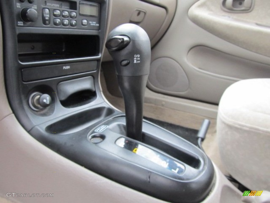 2000 Elantra GLS Sedan - Forest Green / Beige photo #13