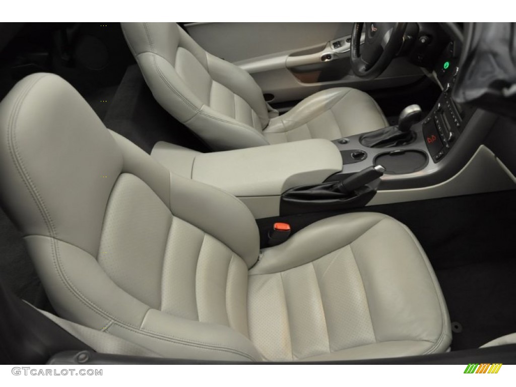 Titanium Gray Interior 2006 Chevrolet Corvette Coupe Photo #57676598