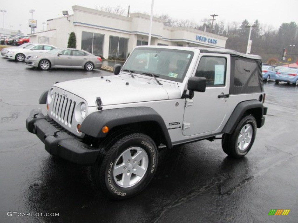 2011 Wrangler Sport S 4x4 - Bright Silver Metallic / Black photo #5