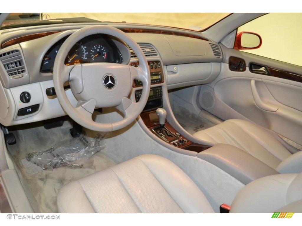 Ash Interior 1999 Mercedes-Benz CLK 320 Convertible Photo #57678647