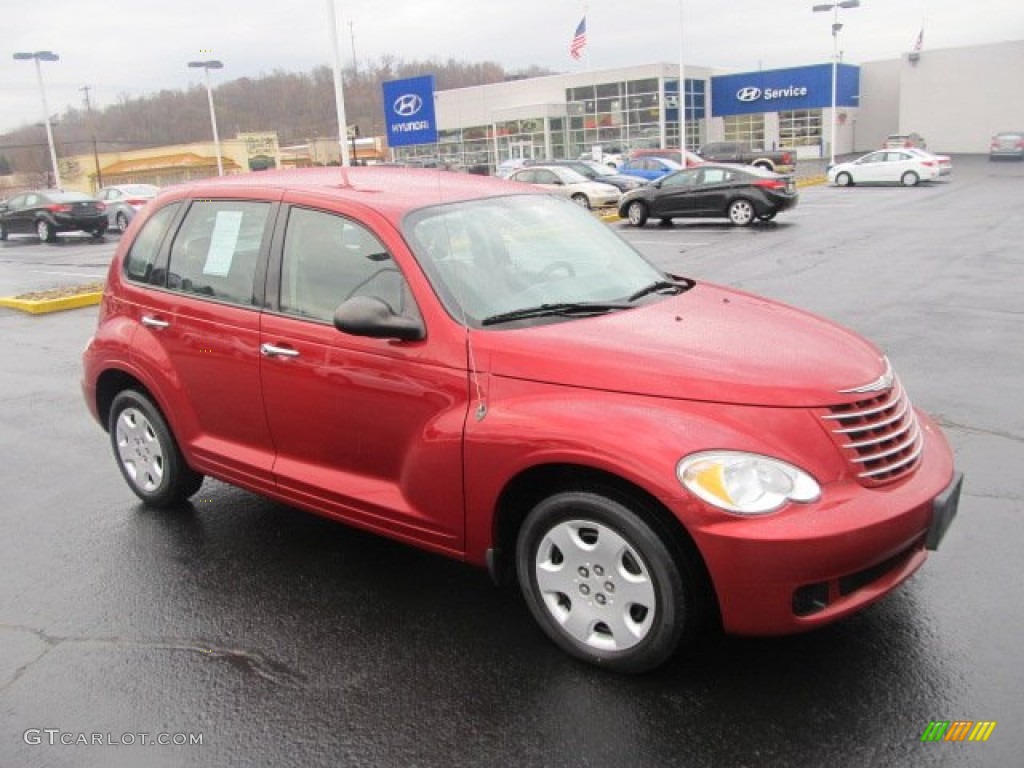 2007 PT Cruiser  - Inferno Red Crystal Pearl / Pastel Slate Gray photo #1