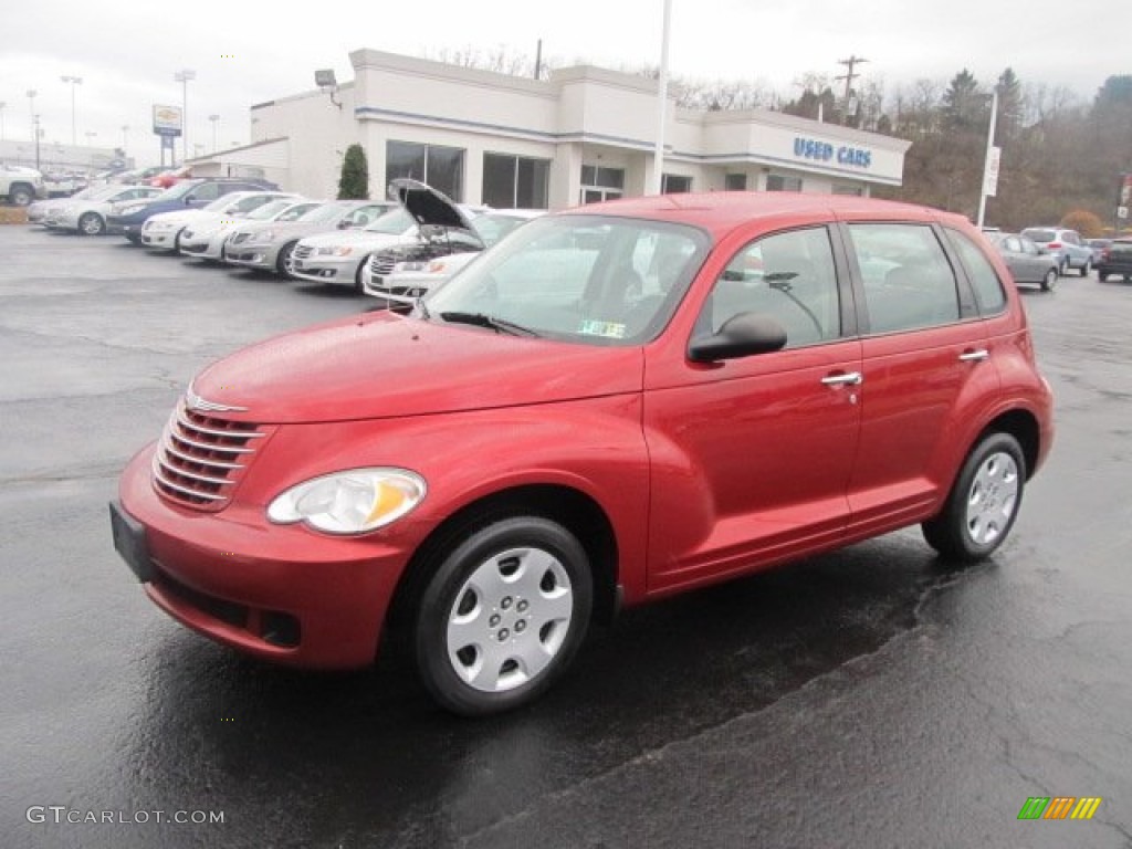 2007 PT Cruiser  - Inferno Red Crystal Pearl / Pastel Slate Gray photo #5