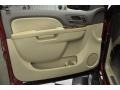 Light Cashmere/Dark Cashmere 2012 Chevrolet Suburban LTZ 4x4 Door Panel