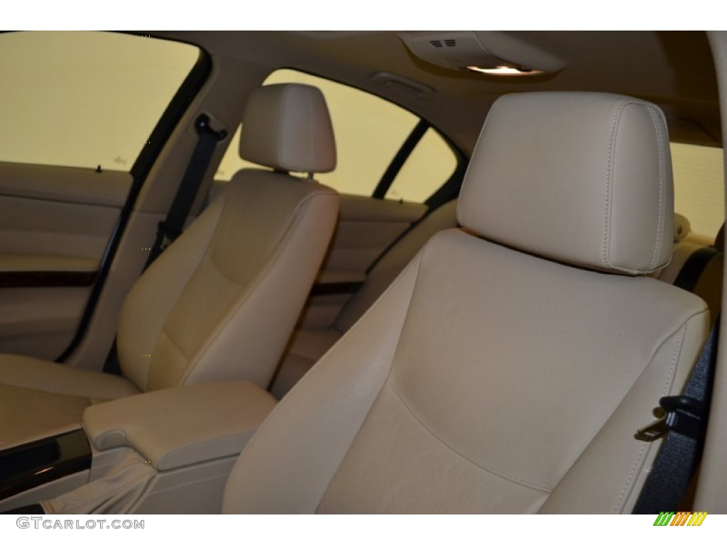 2008 3 Series 335i Sedan - Alpine White / Beige photo #13