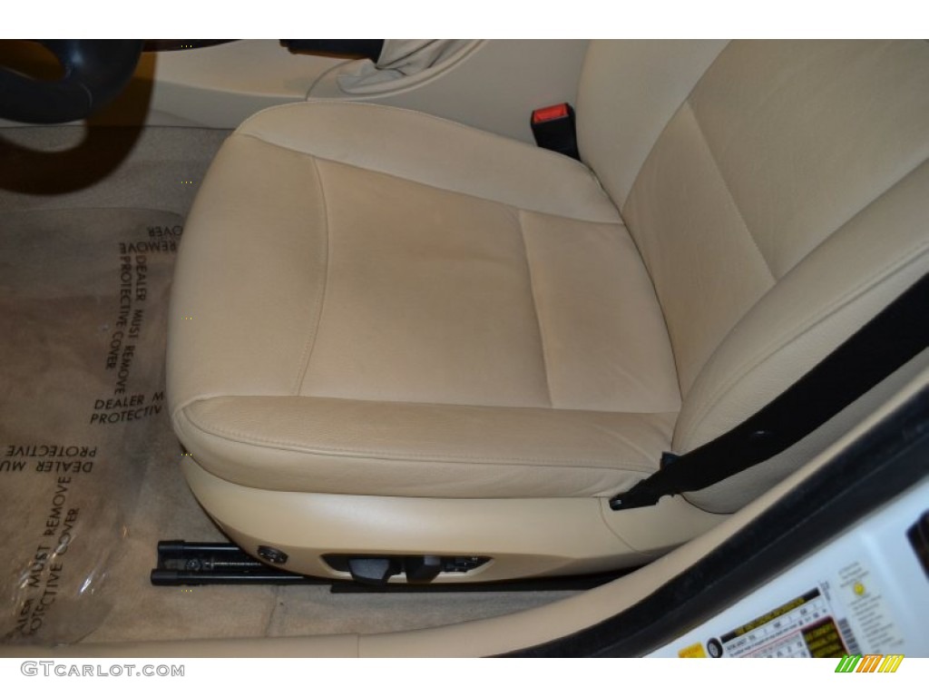 2008 3 Series 335i Sedan - Alpine White / Beige photo #14