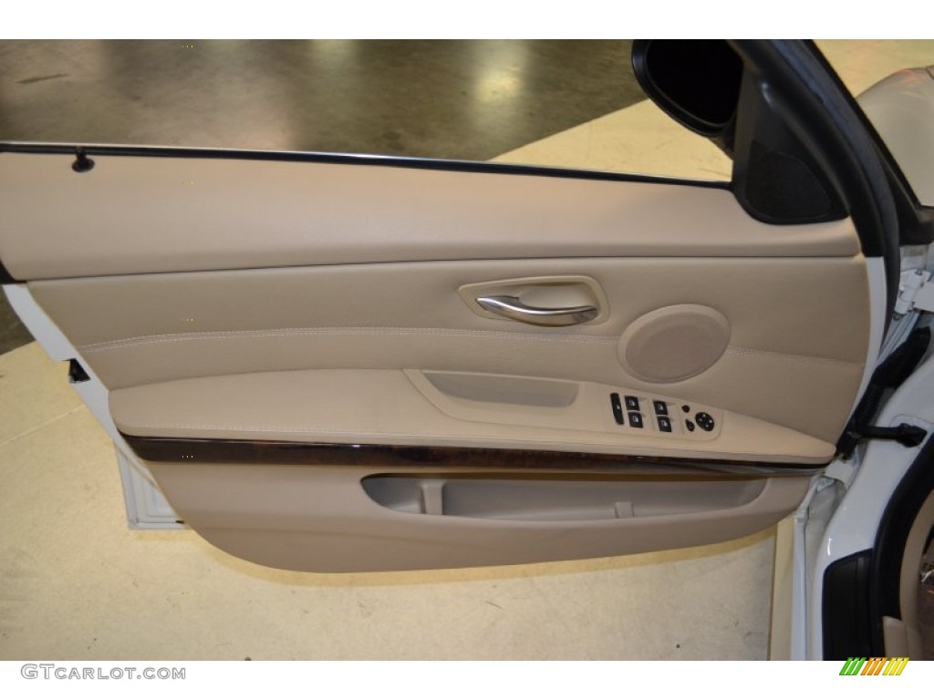 2008 3 Series 335i Sedan - Alpine White / Beige photo #15
