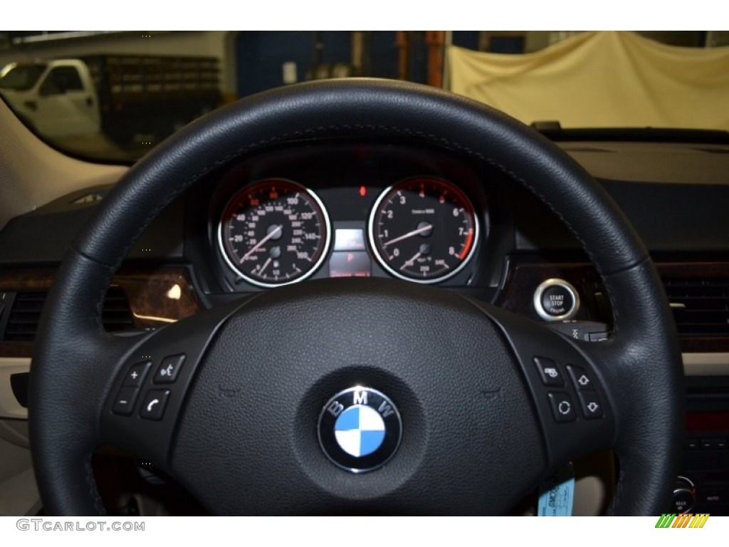 2008 3 Series 335i Sedan - Alpine White / Beige photo #20