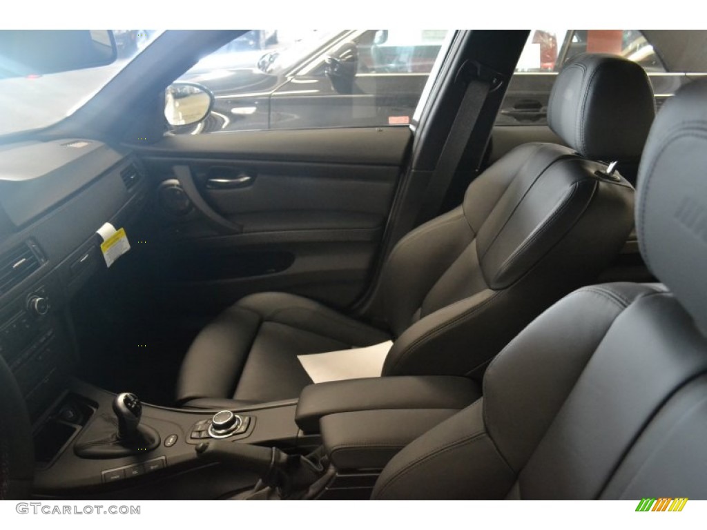 Black Novillo Leather Interior 2011 BMW M3 Sedan Photo #57680180