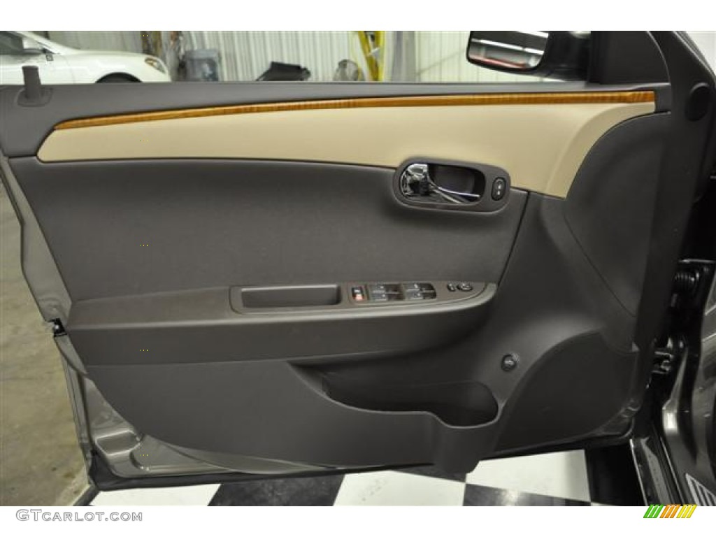 2012 Chevrolet Malibu LT Cocoa/Cashmere Door Panel Photo #57680204