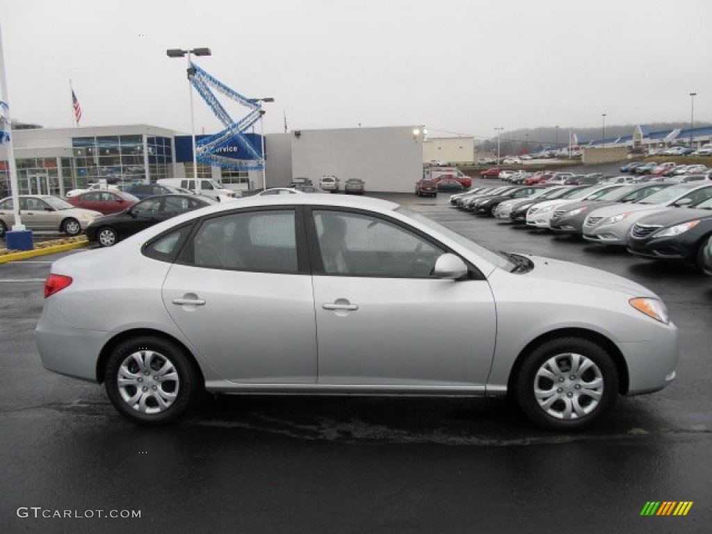 2009 Elantra GLS Sedan - Quicksilver / Gray photo #2