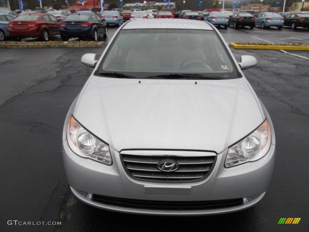 2009 Elantra GLS Sedan - Quicksilver / Gray photo #4