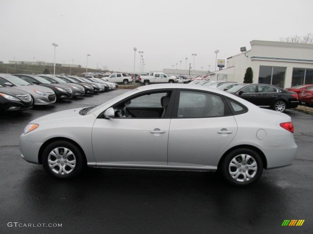 2009 Elantra GLS Sedan - Quicksilver / Gray photo #6