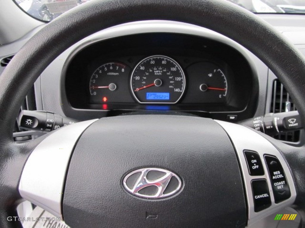 2009 Elantra GLS Sedan - Quicksilver / Gray photo #17