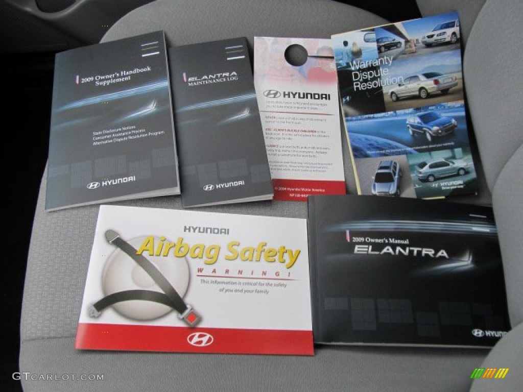 2009 Elantra GLS Sedan - Quicksilver / Gray photo #23
