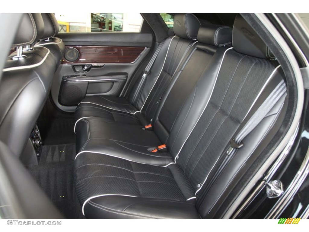 Jet Black/Ivory Interior 2011 Jaguar XJ XJ Supercharged Photo #57681377