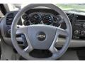 Dark Titanium/Light Titanium 2012 Chevrolet Silverado 3500HD LT Regular Cab 4x4 Dually Steering Wheel