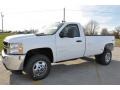 2012 Summit White Chevrolet Silverado 3500HD LT Regular Cab 4x4 Dually  photo #18