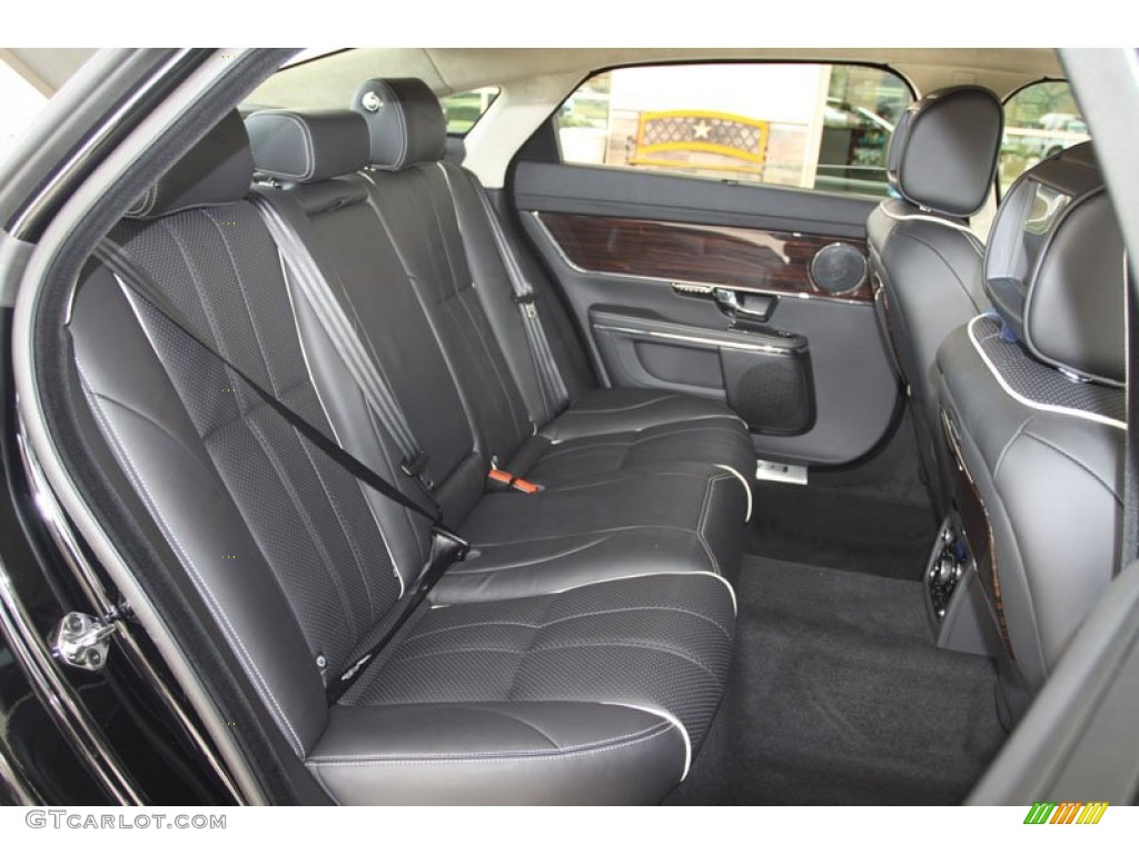 Jet/Ivory Interior 2012 Jaguar XJ XJL Portfolio Photo #57681998