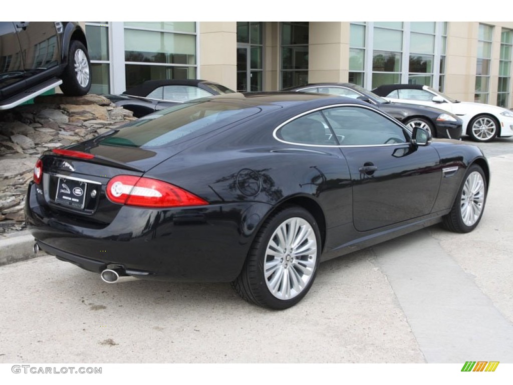 2012 XK XK Coupe - Midnight Black / Warm Charcoal/Warm Charcoal photo #3