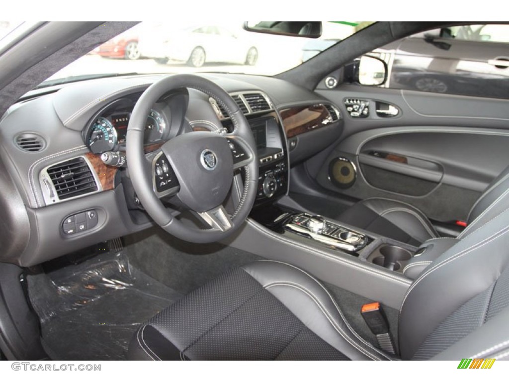2012 XK XK Coupe - Midnight Black / Warm Charcoal/Warm Charcoal photo #4