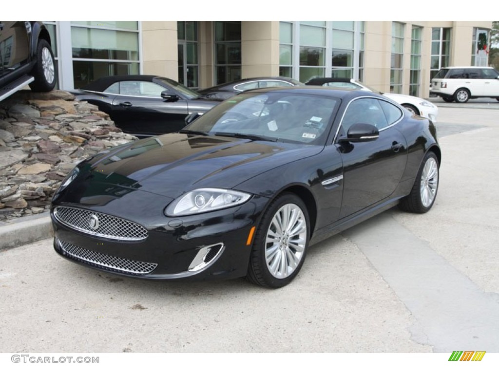 2012 XK XK Coupe - Midnight Black / Warm Charcoal/Warm Charcoal photo #11