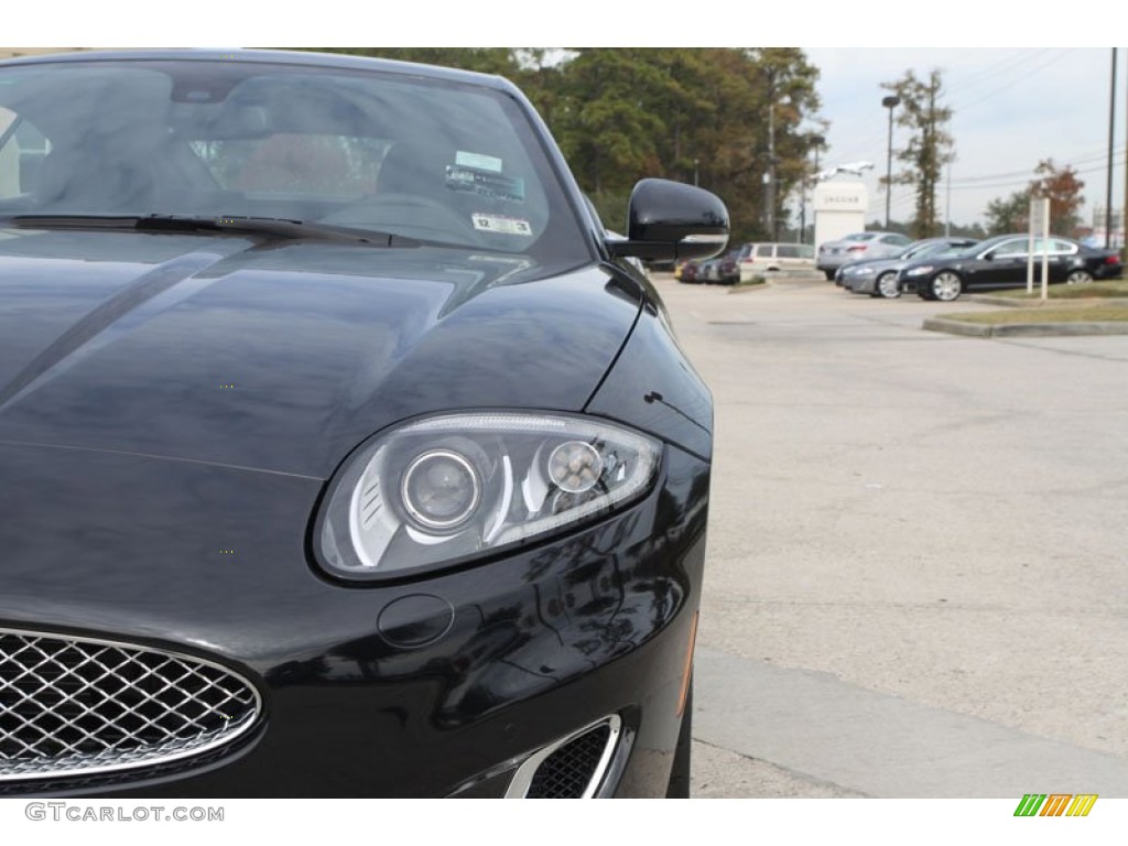 2012 XK XK Coupe - Midnight Black / Warm Charcoal/Warm Charcoal photo #12