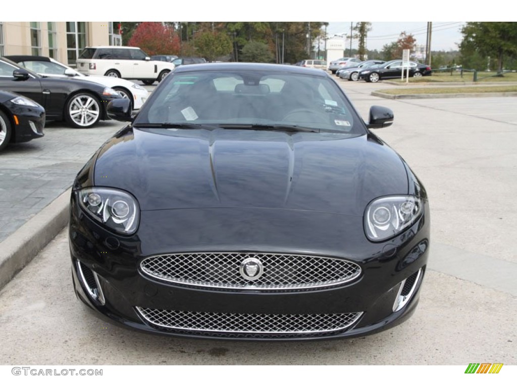 2012 XK XK Coupe - Midnight Black / Warm Charcoal/Warm Charcoal photo #13