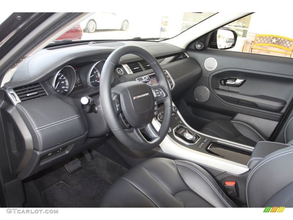 2012 Land Rover Range Rover Evoque Prestige Ebony Dashboard Photo #57682829