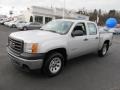 2010 Pure Silver Metallic GMC Sierra 1500 Crew Cab  photo #5