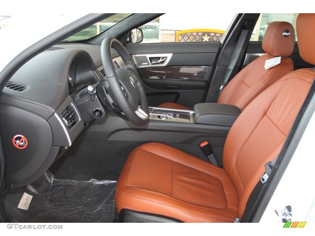 Spice Red/Warm Charcoal Interior 2011 Jaguar XF XF Supercharged Sedan Photo #57683264
