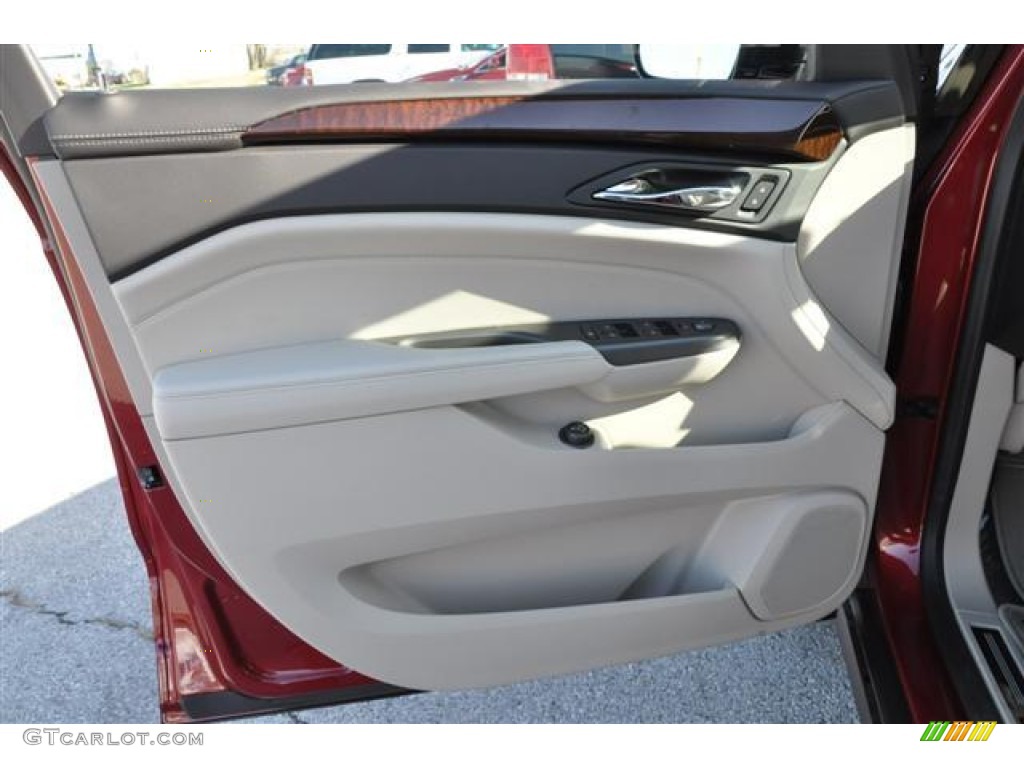 2012 Cadillac SRX Premium AWD Shale/Ebony Door Panel Photo #57683450