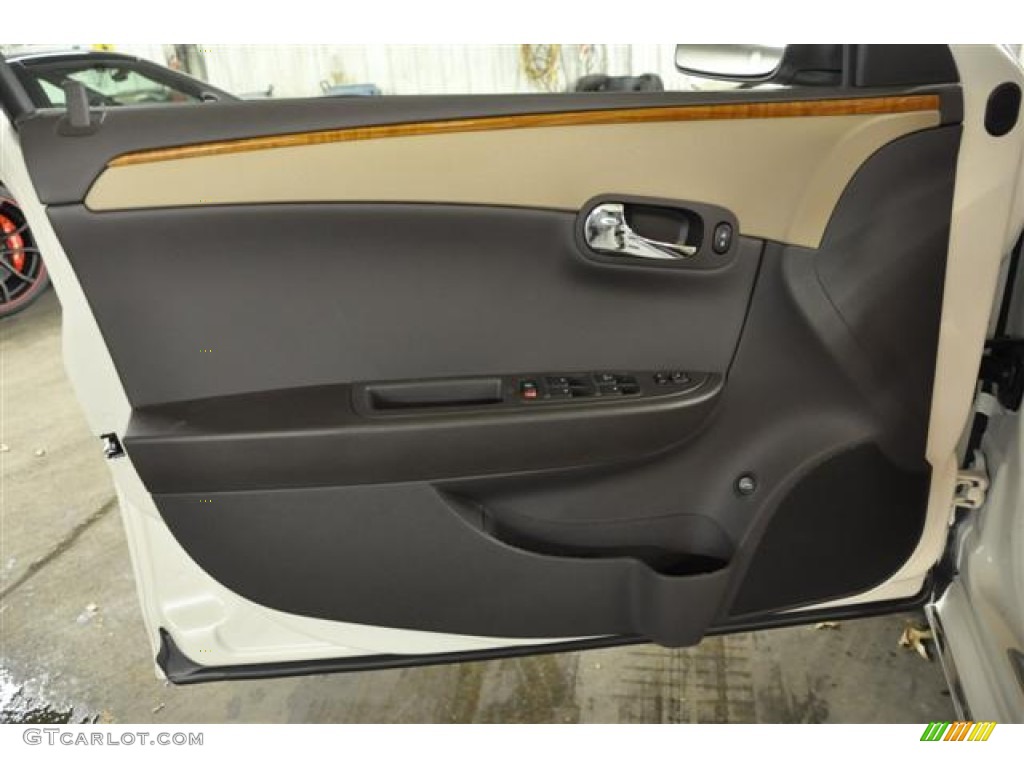 2012 Chevrolet Malibu LT Cocoa/Cashmere Door Panel Photo #57683849