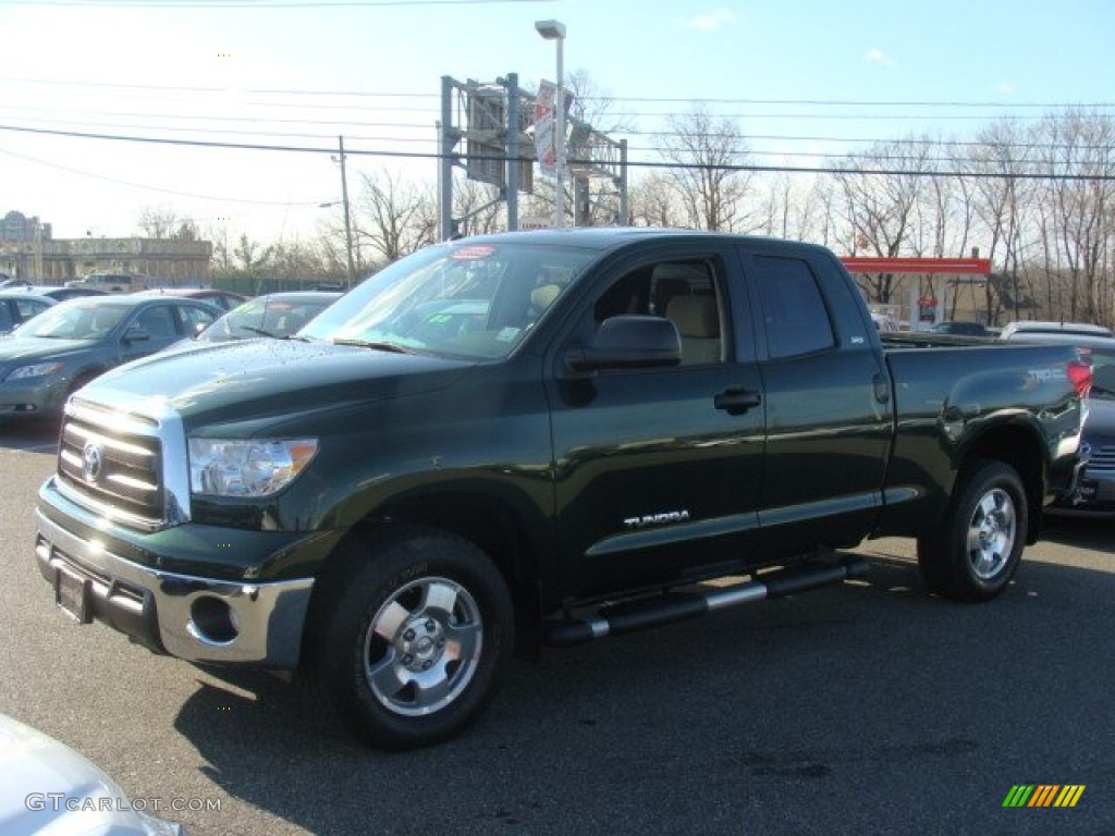 2011 Tundra TRD Double Cab 4x4 - Spruce Green Mica / Sand Beige photo #3