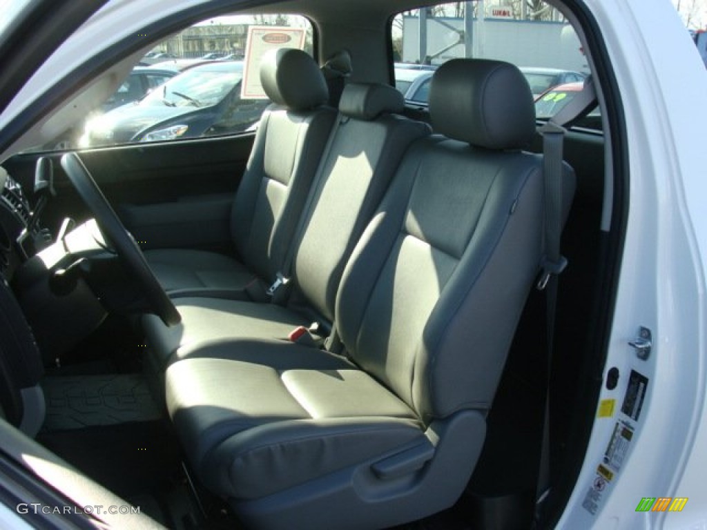 2011 Tundra Regular Cab 4x4 - Super White / Graphite Gray photo #8