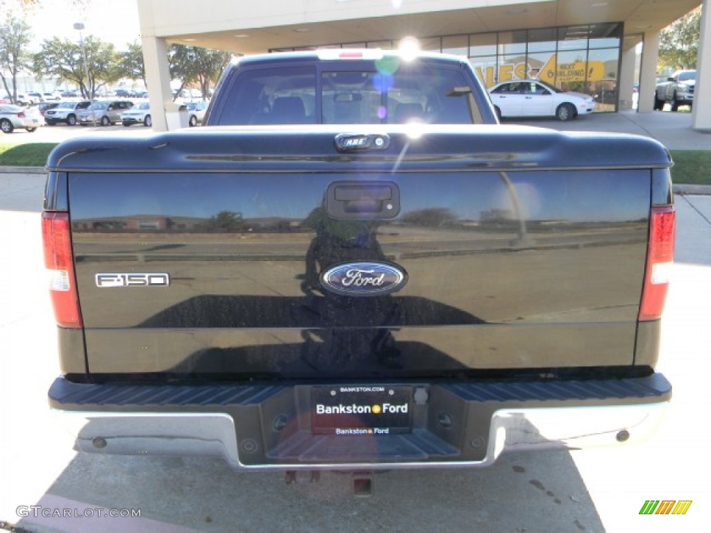 2006 F150 Lariat SuperCrew - Black / Black photo #4