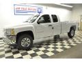 Summit White - Silverado 1500 LS Extended Cab 4x4 Photo No. 1