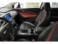 Jet Black/Spice Red/Dark Accents 2012 Chevrolet Volt Hatchback Interior Color