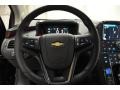 2012 Chevrolet Volt Jet Black/Spice Red/Dark Accents Interior Steering Wheel Photo