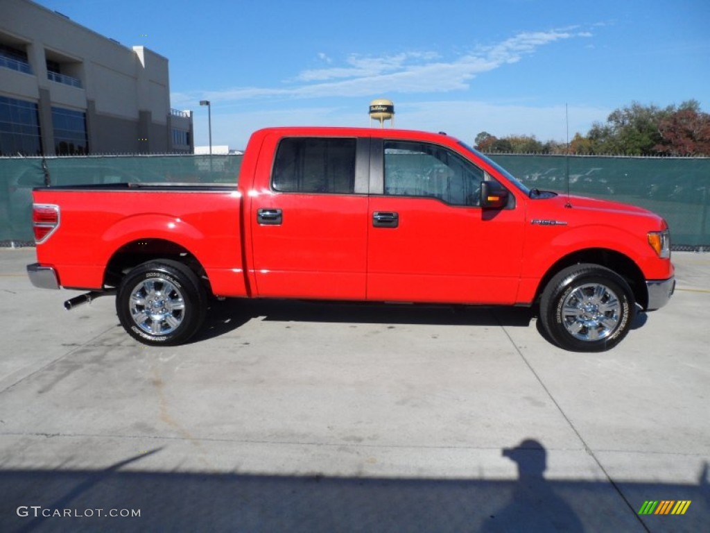 2011 F150 Texas Edition SuperCrew - Race Red / Steel Gray photo #2