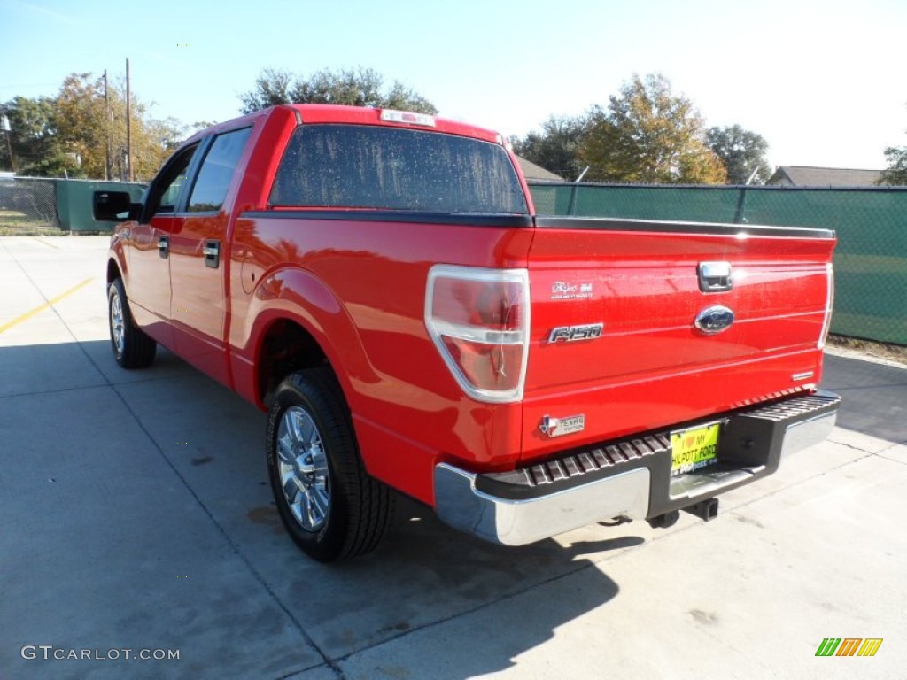 2011 F150 Texas Edition SuperCrew - Race Red / Steel Gray photo #5