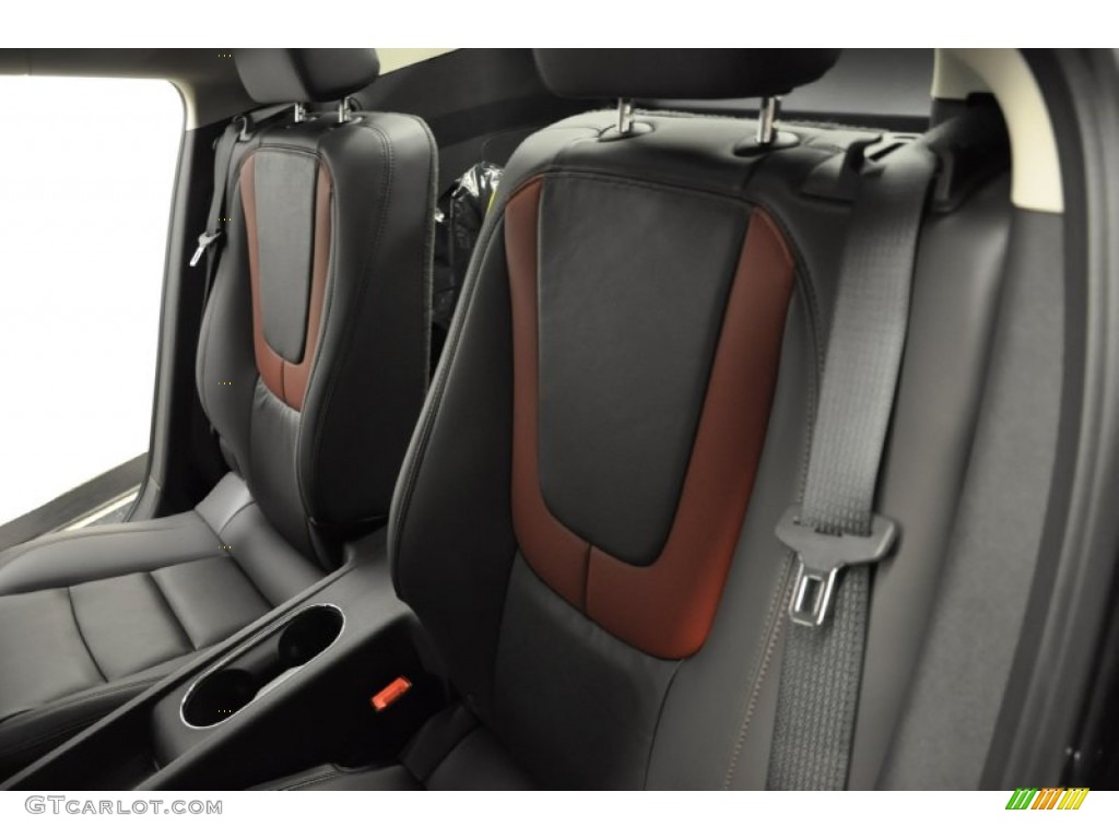 Jet Black/Spice Red/Dark Accents Interior 2012 Chevrolet Volt Hatchback Photo #57686708