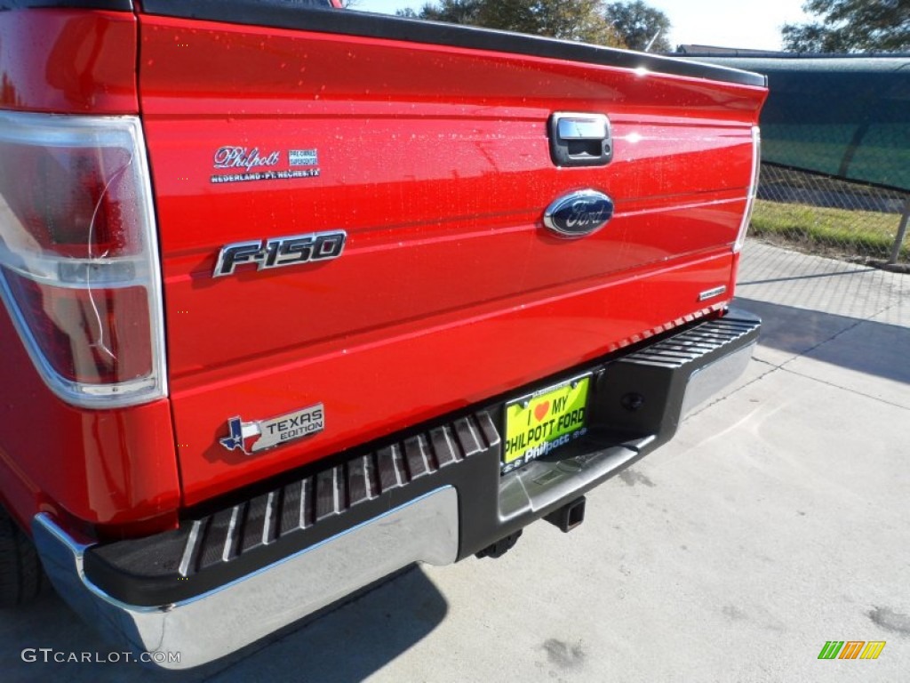 2011 F150 Texas Edition SuperCrew - Race Red / Steel Gray photo #21