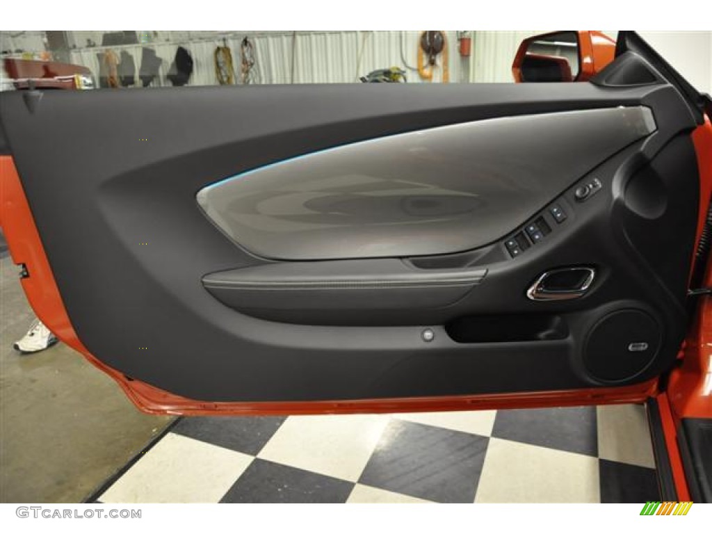 2012 Camaro LT/RS Convertible - Inferno Orange Metallic / Black photo #9