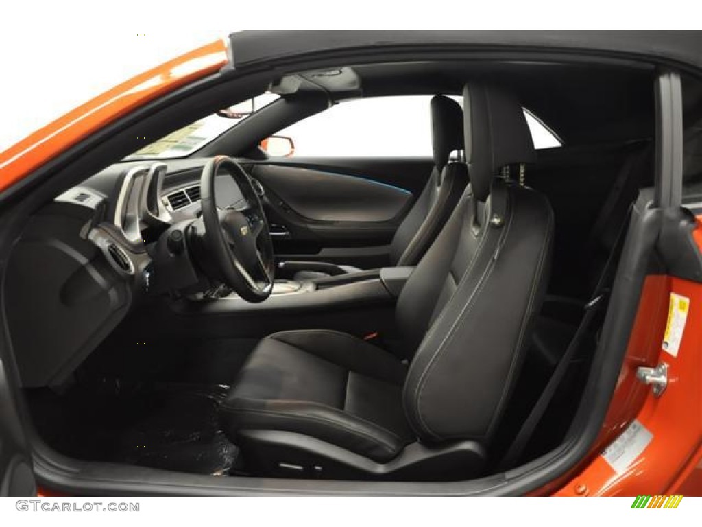 2012 Camaro LT/RS Convertible - Inferno Orange Metallic / Black photo #11