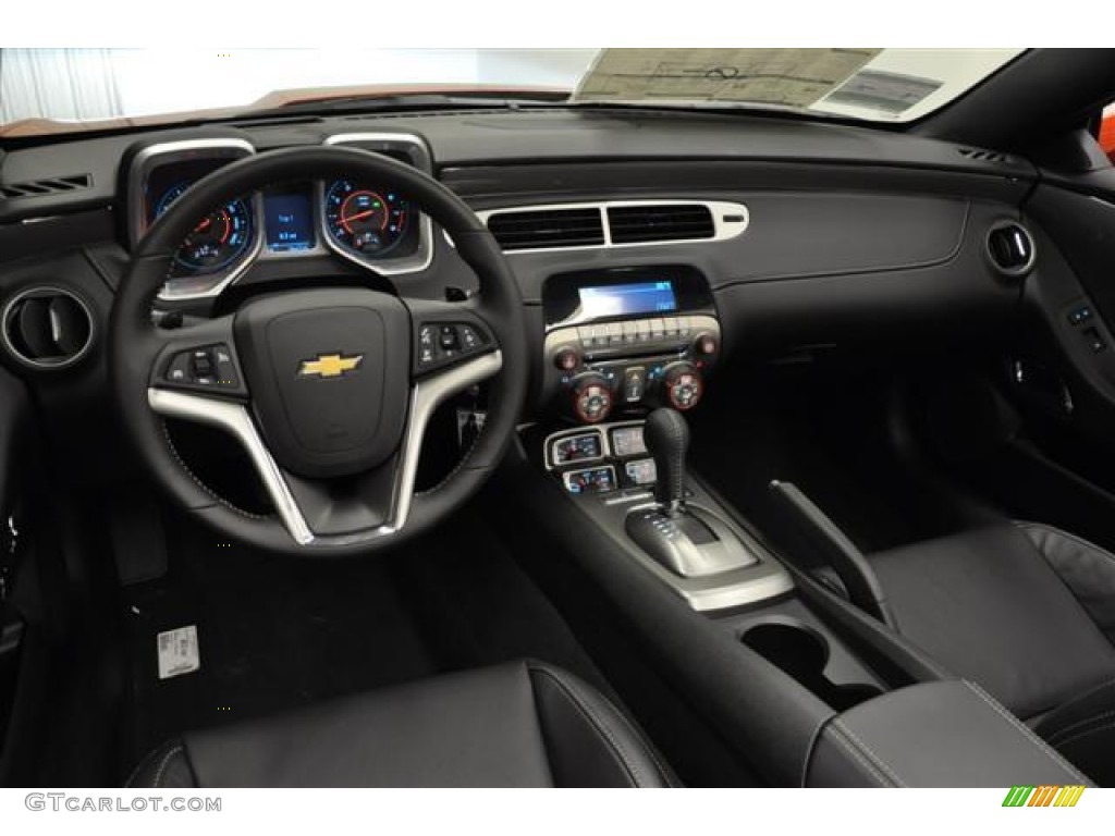 2012 Chevrolet Camaro LT/RS Convertible Black Dashboard Photo #57687269