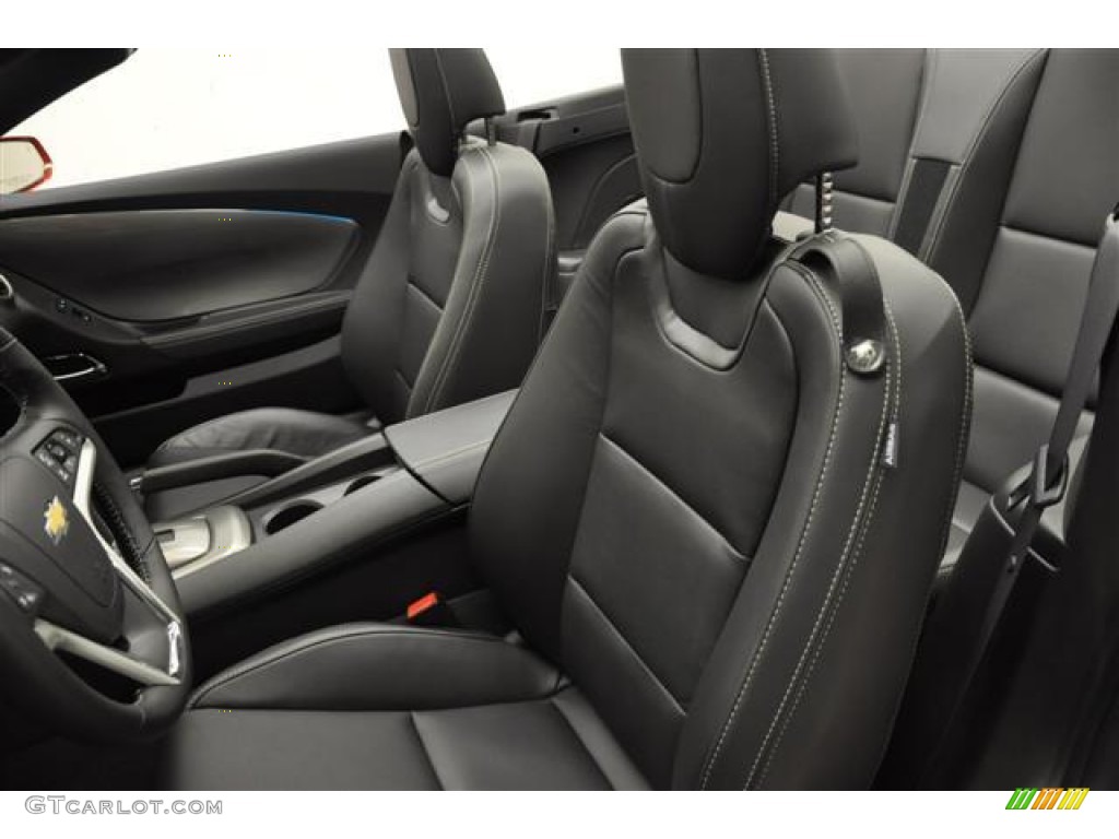 Black Interior 2012 Chevrolet Camaro LT/RS Convertible Photo #57687380