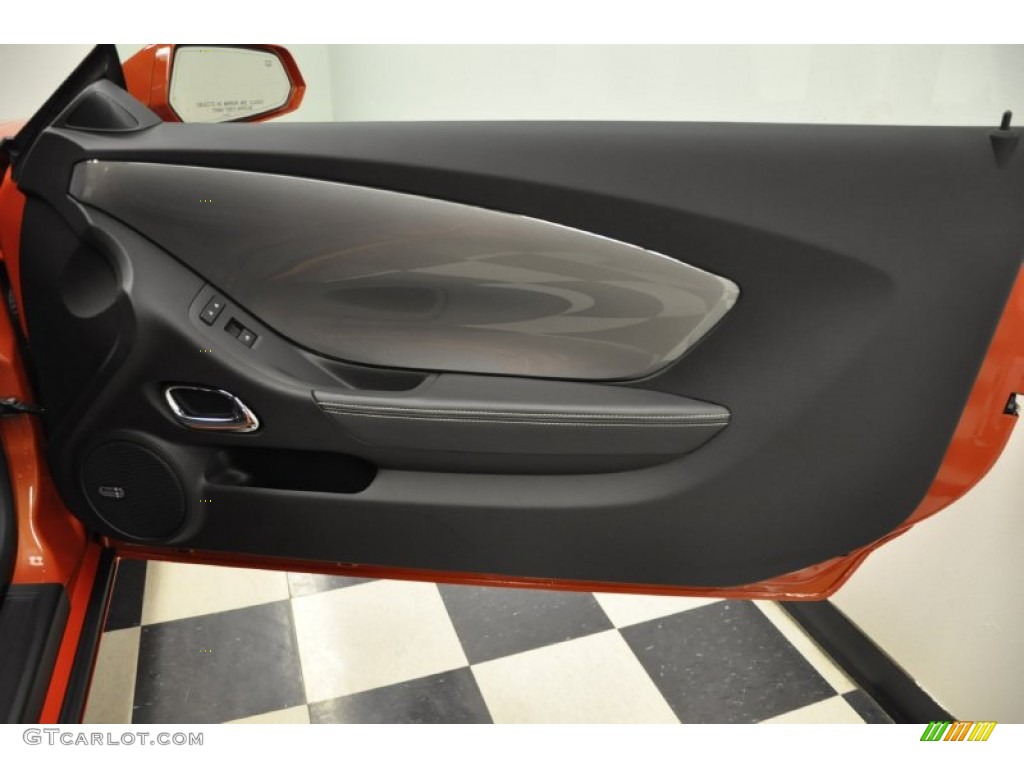 2012 Camaro LT/RS Convertible - Inferno Orange Metallic / Black photo #31