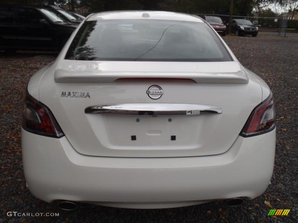 2012 Maxima 3.5 SV Sport - Winter Frost White / Charcoal photo #4