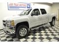 2012 Summit White Chevrolet Silverado 3500HD LTZ Crew Cab 4x4  photo #1