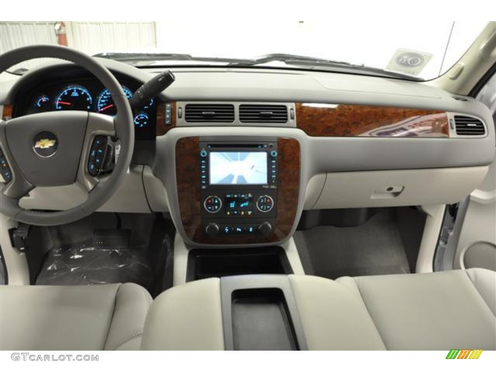 2012 Chevrolet Silverado 3500HD LTZ Crew Cab 4x4 Dark Titanium/Light Titanium Dashboard Photo #57688109